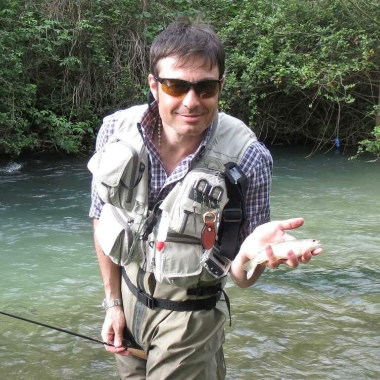 Paolo Bernabei with a catch